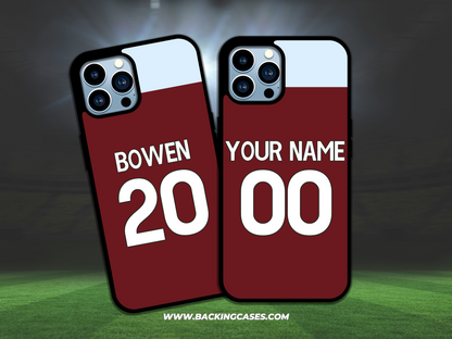 West Ham Shirt 24/25 Custom iPhone Case